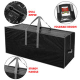 Primode Christmas Tree Storage Bag | Fits Up to 9 Ft. Tall Disassembled Tree I 65"x15"x30" Holiday Tree Storage Case | Protective Zippered Artificial Xmas Tree Bag (9ft, Black) Primode