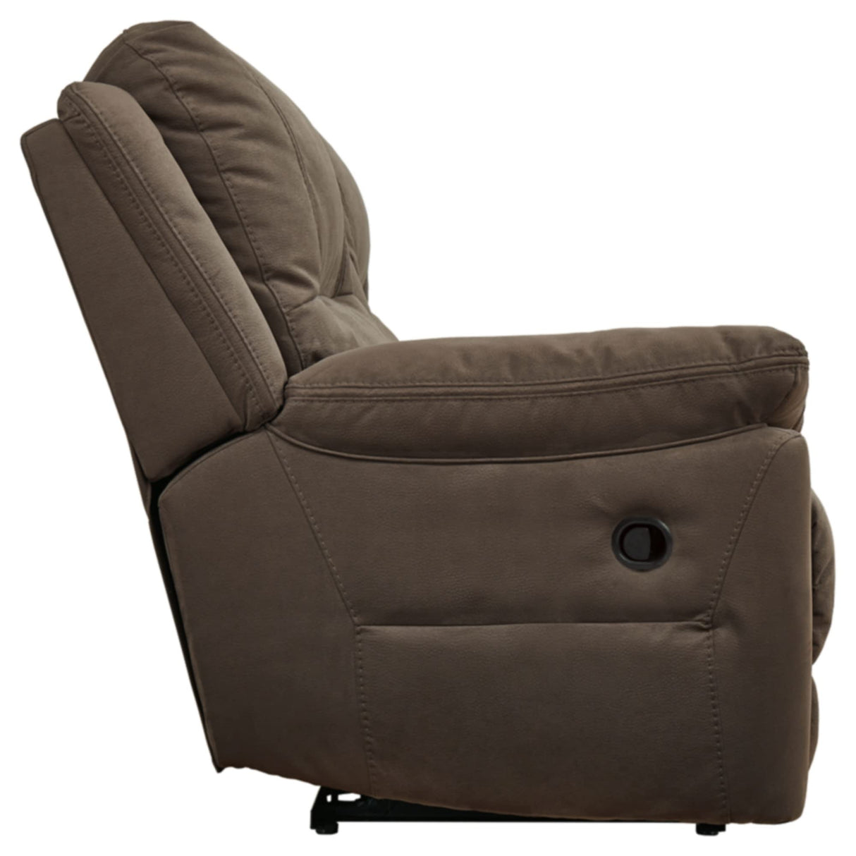 Signature Design by Ashley Next-Gen Gaucho Classic Reclining Loveseat with Console, Dark Brown Signature Design by Ashley