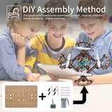 Diy Mini Wooden Drone RC Quadcopter Building Kits for Kids or Beginner,School Educational Science Kits Remote Control for Boys and Girls and Teens(Ages 5-7, 5-9, 8-12, 10+) gkfescc XYQ-1 gkfescc