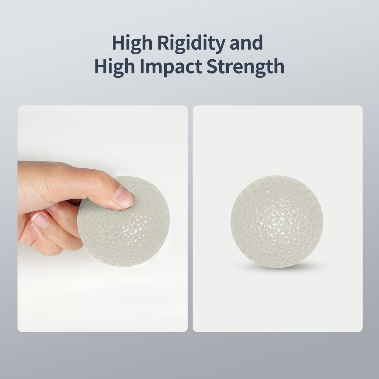 ANYCUBIC Tough Resin 2.0, 3D Printer Resin with Upgraded High Toughness and High Precision, 365-405nm Fast Curing 3D Resin for 4K 8K LCD/DLP/SLA 3D Printing (Clear, 1kg) ANYCUBIC