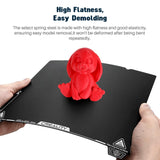 Official Creality Ender 3V3 SE Epoxy Resin Double Side Build Plate Kit, 235x235 mm Flexible Spring Steel Platform, 3D Printer PEI Sheet Build Surface for Ender 3V3/3V3 KE Ender-3 S1/3S1 Pro/K1 Comgrow