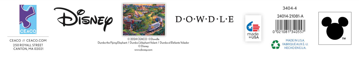 Ceaco - Disney - Dowdle - Dumbo The Flying Elephant - 1500 Piece Jigsaw Puzzle Ceaco