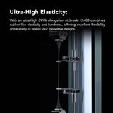 Phrozen Engineering Series 3D Printers Resin [EL400], Ultra-High Elasticity, Low Shrinkage, Non-Brittle 405nm DLP LCD UV-Curing Photopolymer Resin for LCD/DLP/SLA Printers (Gray, 1KG) phrozen