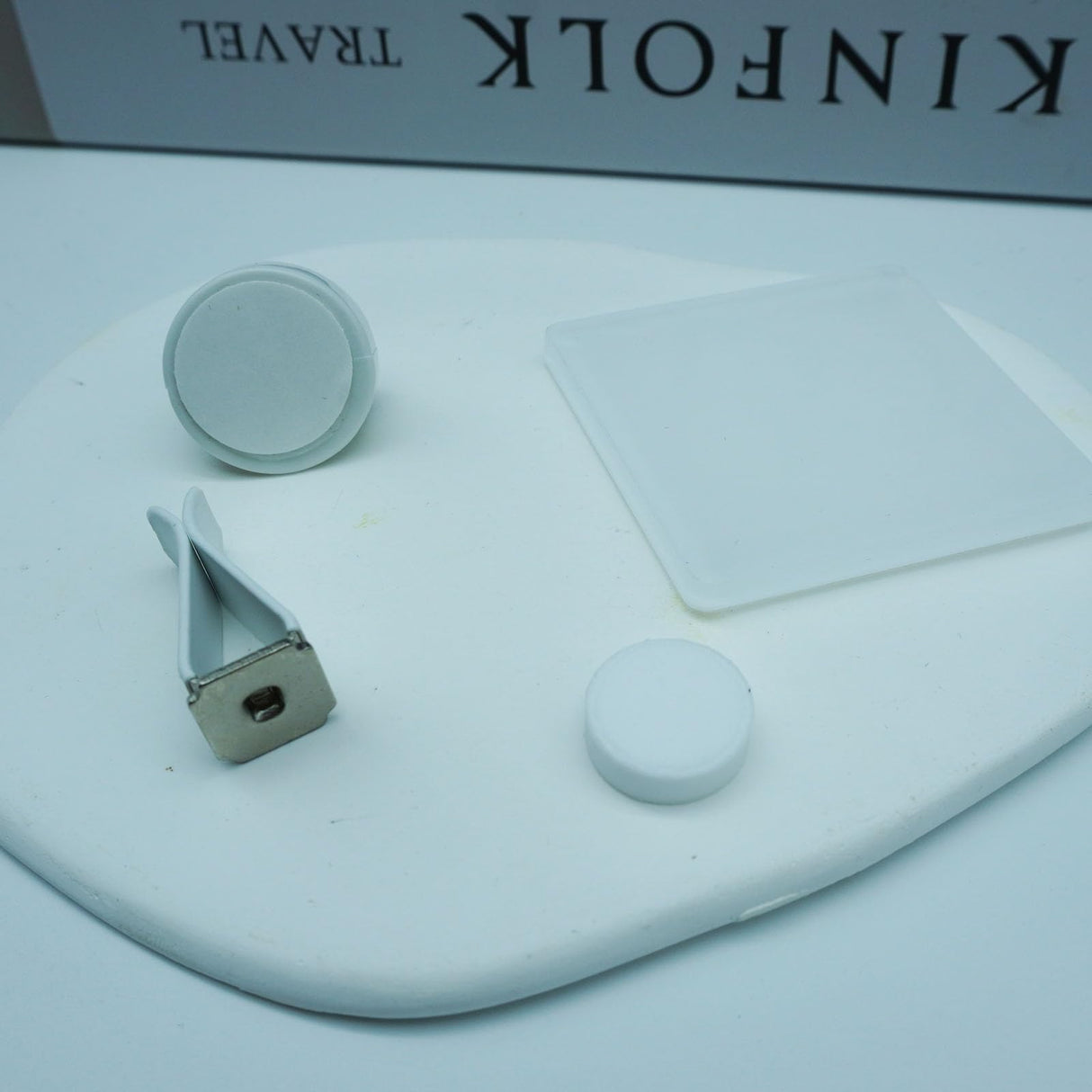 6 Pack Sublimation Blanks Car Air Vent Clips Heat Transfer Blank Car Outlet Perfume Clip Auto Diffuser Vent Clip Car Scent Diffuser Clip Car Exhaust Outlet Accessories Round Frinnovan