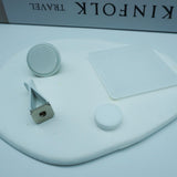 6 Pack Sublimation Blanks Car Air Vent Clips Heat Transfer Blank Car Outlet Perfume Clip Auto Diffuser Vent Clip Car Scent Diffuser Clip Car Exhaust Outlet Accessories Round Frinnovan