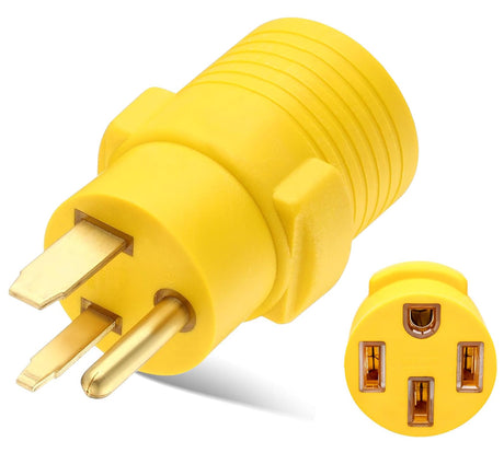 EV Charger Adapter NEMA 6-50P to 14-50R forTesla Adapter Cord, 240V 50 Amp 3 Prong Welder Plug to 4 Prong EV Charging Connector, Welder Welding Dryer EV Charger Power Cord Adapter anlvico