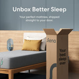 Siena 10” Twin Memory Foam Mattress - Medium Firm - 180 Night Trial - Premium Pressure-Relieving Layers - 10 Year Warranty - Mattress in a Box - CertiPUR-US Certified Siena