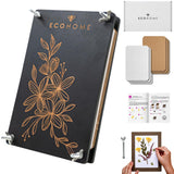 ECOHOME Flower Press Kit for Preserving Plants and Pressed Flowers - Empower Your Creativity with Botanical Art & Craft Supplies to Preserve Cherished Nature Memories ECOHOME