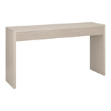Henn&Hart 55" Wide Rectangular Console Table in Beech White, for Home, Living Room, Bedroom, Entertainment Room, Office Henn&Hart