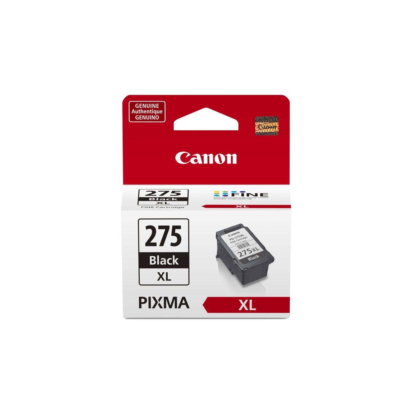 Canon PG-275 XL Genuine Black Ink Cartridge, Compatible with TS3520/3522, TR4720/4722, TS3720/3722