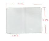 You Kang 3pcs Sublimation Blank Passport & Vaccine Card Holder Cover , Passport Wallet with PU Leather Vaccine Card Cover DIY Craft, black You Kang