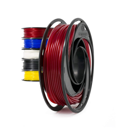 Gizmo Dorks Flexible TPU Filament for 3D Printers 1.75mm 200g, Red Gizmo Dorks
