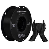 Carbon Fiber PETG Filament 1.75 mm, TINMORRY PETG CF 3D Printer Filament, Compatible with Bambu LAB, Creality K1C, QIDI MAX3, FLASHFORGE Adventurer 5M, Prusa MK4 FDM 3D Printer, 1 KG 1 Spool, Black TINMORRY