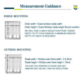 FACIMI Blackout Bamboo Roller Shades, Roll-Up Woven Roman Shades with 6" H Valance, Custom Light Filtering Bamboo Roller Blinds for Windows, Doors, Patio Door, Porch, Caramel Facimi