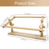 Adjustable Embroidery Stand - Guofa Embroidery Hoop Stand Beech Wood Embroidery Frame Rotated Cross Stitch Stand Embroidery Hoop Holder for Stitching Sewing Craft guofa