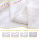 Exclusivo Mezcla Fleece Throw Blanket for Couch, Super Soft and Warm Blankets, White Throw All Season Use, Cozy, Plush, Lightweight, 40x50 Inches Exclusivo Mezcla