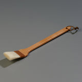 SPARTA 4037000 Boarhair Angled Pastry Brush, Basting Brush With Handle Hole, 2 Inches, Brown SPARTA