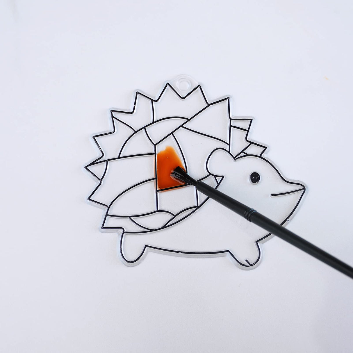 Winlyn 28 Sets Woodland Creatures Suncatchers Ornaments Decorations DIY Window Paint Art Suncatchers Fall Craft Kits Autumn Forest Animals Sun Catchers for Kids Holiday Classroom Activity Art Project Winlyn