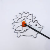 Winlyn 28 Sets Woodland Creatures Suncatchers Ornaments Decorations DIY Window Paint Art Suncatchers Fall Craft Kits Autumn Forest Animals Sun Catchers for Kids Holiday Classroom Activity Art Project Winlyn