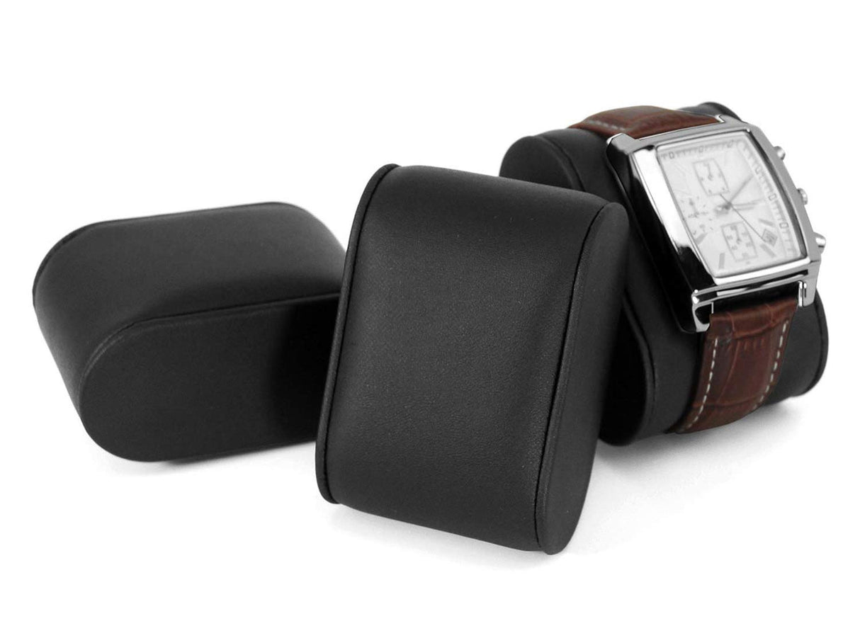 Lifomenz Co 12 Watch Box for Men Watch Display Case Wood Luxury Watch Box with Large Glass Window,Watch Organizer Box with Ultra Smooth PU Leather Interior Lifomenz Co
