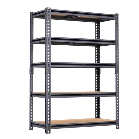 SAMRELAX 5 Tier Storage Shelves, 60" H x 28" W x 12" D Metal Heavy Duty Garage Shelving Unit, Adjustable Utility Rack Shelf for Basement Pantry Closet Shelves SAMRELAX