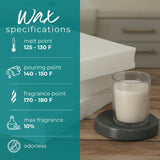 Direct Candle Supply - 10 lb Coconut Soy Candle Wax for Candle Making - Creamy Blend for High Load Fragrance Formulation Direct Candle Supply