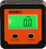 Johnson Level & Tool 1886-0000 Magnetic Digital Angle Locator w/ 2 Buttons, Orange, 1 Locator Johnson