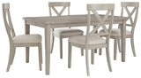 Signature Design by Ashley Parellen Modern Farmhouse Rectangular Dining Room Table, Gray Signature Design by Ashley