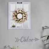 LOSOUR Decorative Wall Mirror-Distressed Wood Windowpane Mirror- Farmhouse Mirrors for Wall with Hanging Hardware for Bedroom Living Room Bathroom Kitchen (１, 18Wx23L) LOSOUR