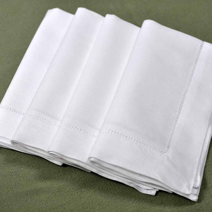 20 x 20 Inch Linen Napkins White Cloth Napkins Set of 4 Dinner Napkins Cloth Washable White Linen Napkins White Dinner Napkins Fabric Napkins Servilletas De Tela para Mesa