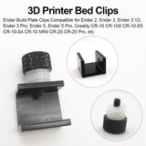 8Pcs 3D Printer Bed Clips, Ender 3 Pro Glass Bed Clips, Adjustable Ender 3 Build Plate Clips Compatible for Ender 3 Pro/Ender 3 V2/Ender 3 S1/Ender 3 Max Neo/Ender 5,CR-10 3D Printer Bed Leveling, TIEXYE