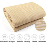 JUNKOGO 90% Sun Shade Cloth, 10x15ft Pergola Shade Cover with Reinforced Grommets, Shade Fabric Privacy Screen Cover Canopy with UV Protection for Pergola, Patio, Garden, Porch, Deck, Backyard JUNKOGO