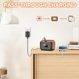 Portable Power Station 120W, 110V Power Bank with AC Outlet, Portable Generator 97.6Wh External Lithium Battery Pack with USB C Input for Camping Home Use Van Life Adventure ZeroKor