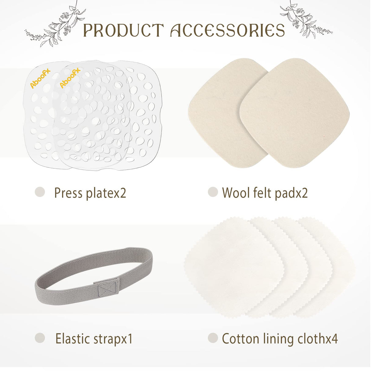 Aboofx Microwave Flower Press Kit, 6.3"x6.3" Quick Dry Flower Pressing Kit with Washable Cloth for Crafts Pressed Flowers and Plant for DIY Art, Preservation for Bookmark Frame Wedding Flowers Drying Aboofx