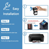 MxVol 275XL 276XL Remanufactured Ink Cartridge Replacement for Canon 275 and 276 XL PG-275XL CL-276XL Ink for Canon PIXMA TS3520 TS3522 TS3500 TR4720 TR4722 TR4700 Printers (1 Black, 1 Color Combo) MxVol
