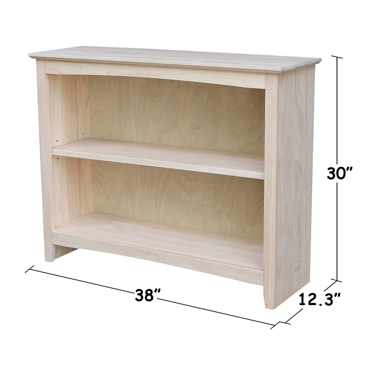 International Concepts Shaker Bookcase - 30 in H International Concepts