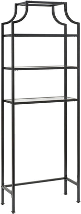 Crosley Furniture Aimee Over The Toilet Storage and Bathroom Organizer with Shelves, Oil Rubbed Bronze Crosley Furniture