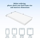 UACEO Twin Mattress, 6 Inch Memory Foam Mattress in a Box, Fiberglass Free Twin Size Mattresses for Pressure & Pain Relief, Soft and Comfortable UACEO
