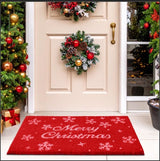 MaxMat Merry Christmas Door Mat – Coir Front Door Mat for Outdoor Entrance, Holiday Welcome Mat, Durable Non-Slip Christmas Outdoor Mat (17" x 30")` MaxMat
