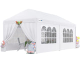 Peaktop Outdoor 10x20ft Heavy Duty Party Tent Wedding Tent Outdoor Gazebo Event Shelter Canopy with Removeable Sidewalls PEAKTOP OUTDOOR