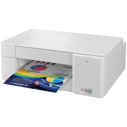 Brother MFC-J1205W INKvestment -Tank Wireless Multi-Function Color Inkjet Printer with Up to 1-Year in Box, White