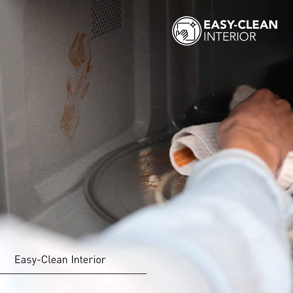 Panasonic NN-SN76LS 1.6 cu.ft Cyclonic Inverter Countertop Microwave Oven 1250Watt Power with Genius Sensor Cooking, 19.44"D x 21.88"W x 11.94"H, Stainless Steel Panasonic