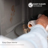 Panasonic NN-SN76LS 1.6 cu.ft Cyclonic Inverter Countertop Microwave Oven 1250Watt Power with Genius Sensor Cooking, 19.44"D x 21.88"W x 11.94"H, Stainless Steel Panasonic