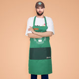 Zoooyawn 2 Set Barista 100 Days of School Costume Coffee Theme Costume 2 Apron 2 Hat for Man Women Kitchen Cooking Zoooyawn
