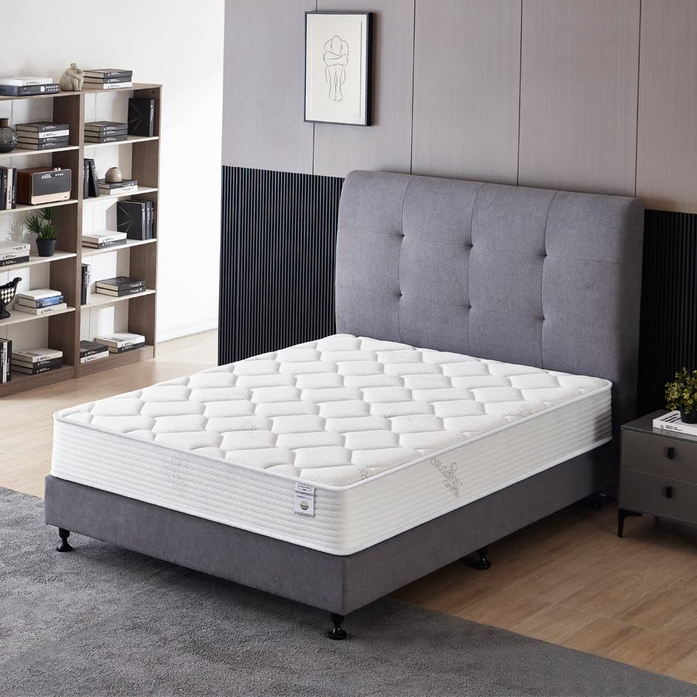 Oliver & Smith California King Mattress - 10 Inch Hybrid Cal King Mattress - Pocketed Coil Springs & High Density Premium Cold Foam with Breathable Polyester Cover - Comfort Tight Top- Medium Firm OLIVER & SMITH SINCE 1921