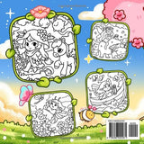 Tiny Fairy: Magical Coloring Book for Adults Featuring Little Fairy Girls in Fantasy World for Stress Relief and Relaxation WoodArtSupply