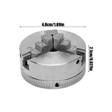 Scroll Chuck - 3 Jaw Lathe Chucks for Woodturning,Self-Centering Precision Collet Drill Accessories for Industrial Workshop Hobbyist Repair Factory Generic