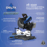 10 In. Dual Bevel Sliding Cruzer Miter Saw Delta