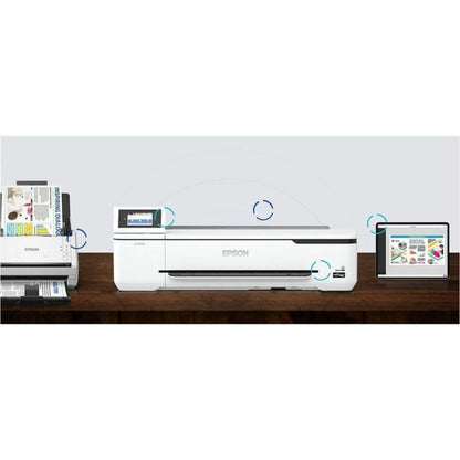 Epson SureColor T2170 24-Inch Desktop Wireless Poster CAD Plotter Printer | PrecisionCore Printhead | All-Pigment Durable Inks | Two Years of Usually Next Business Day Coverage