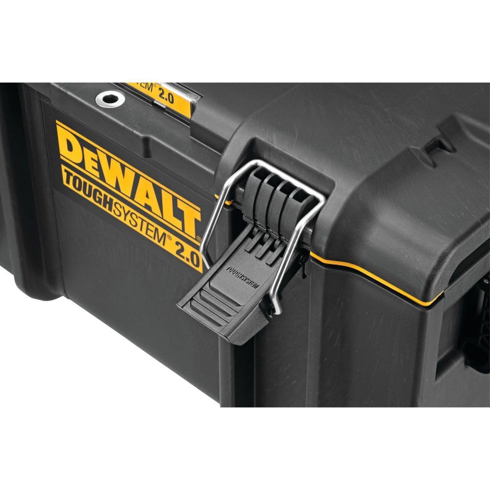 DEWALT TOUGHSYSTEM 2.0, Large Tool Box, 22 in, 110 lbs. Capacity (DWST08300) DEWALT